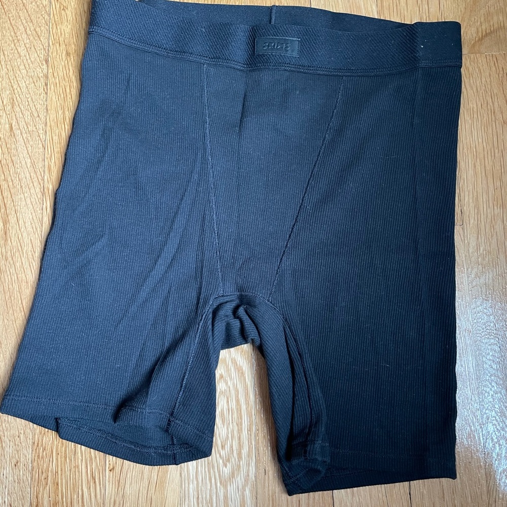 Skims Ribbed Boxer Shorts